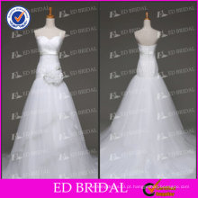 ED Bridal Real Sample Trompete Flower Embellished Sash Off White Bridal Wedding Dress Pakistan